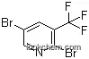 Molecular Structure of 79623-39-5 (2,5-Dibromo-3-(trifluoromethyl)pyridine)